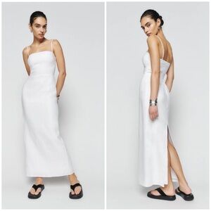 Reformation Frankie Linen Dress